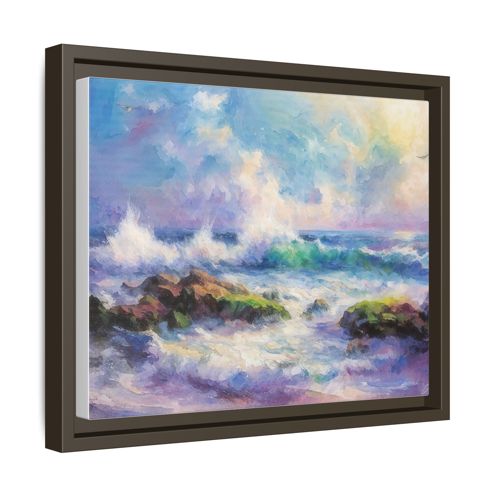 Achill Shoreline wcol wall art showcasing the stunning Irish coastal landscape, printed on high-quality canvas for a timeless and serene addition to your home décor.