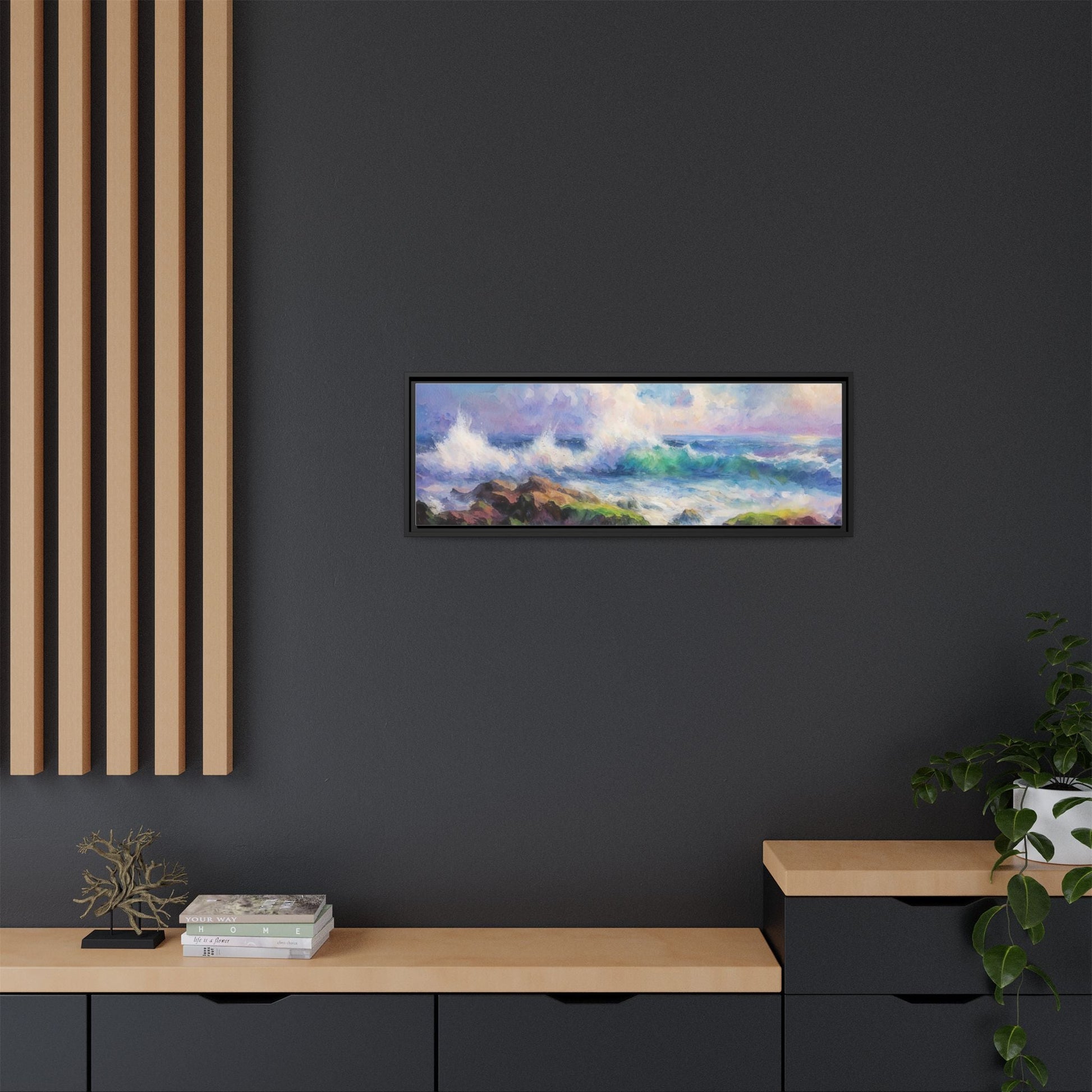 Achill Shoreline wcol wall art showcasing the stunning Irish coastal landscape, printed on high-quality canvas for a timeless and serene addition to your home décor.