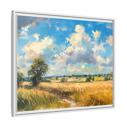 Summer Fields County Mayo Wall Art - Vibrant Irish Landscape Canvas Print