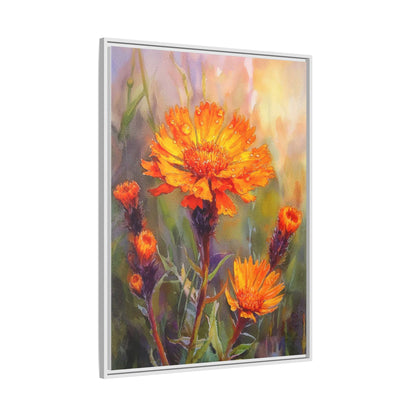 Orange Hawkbit Flower