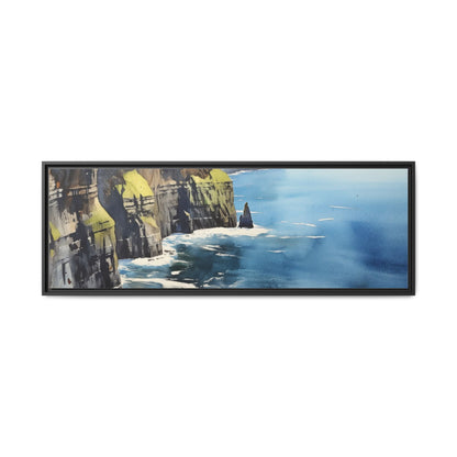 Cliffs of Moher Midday Sun - Beautiful Coastal Landscape Canvas Print