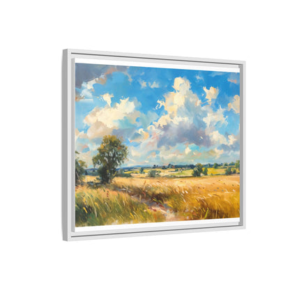 Summer Fields County Mayo Wall Art - Vibrant Irish Landscape Canvas Print