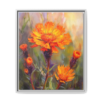 Orange Hawkbit Flower