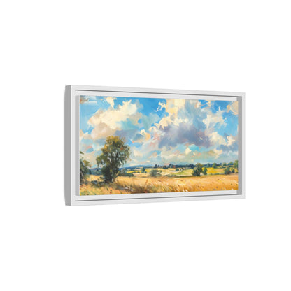 Summer Fields County Mayo Wall Art - Vibrant Irish Landscape Canvas Print