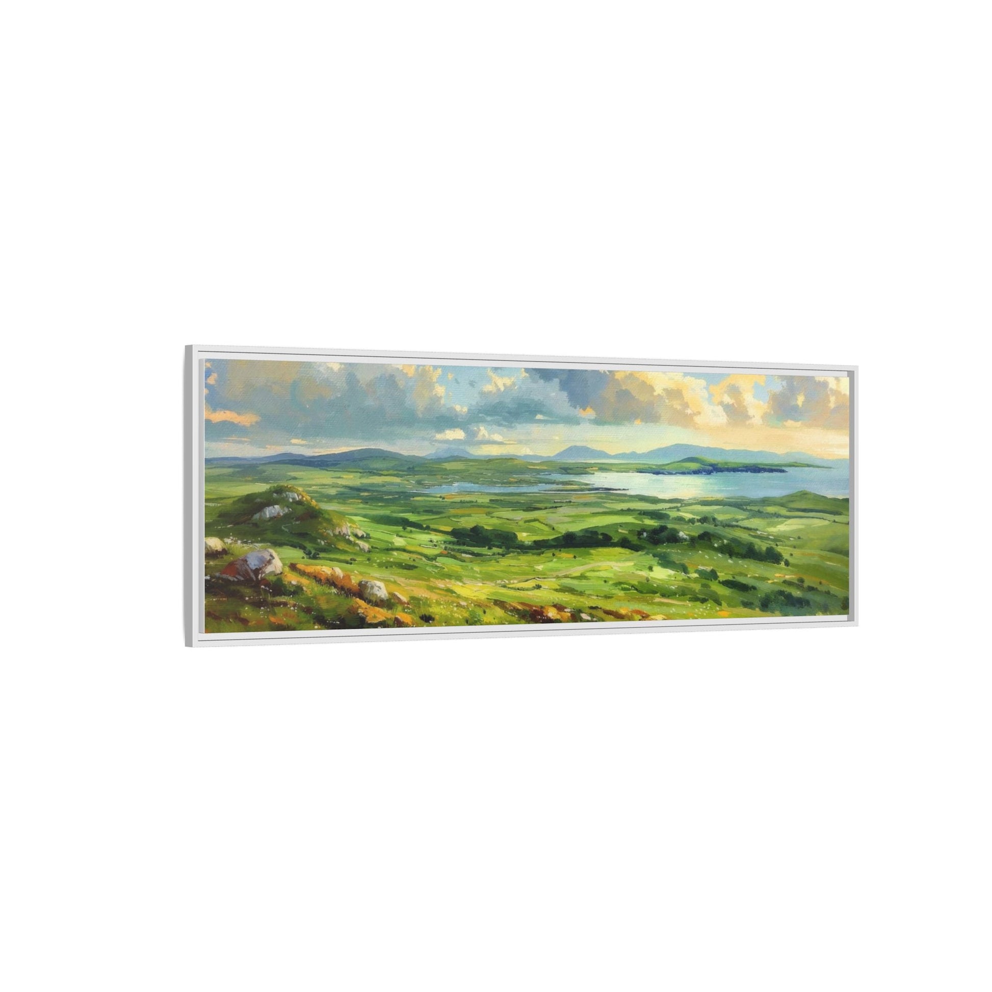 Wild Atlantic Summer Vista Wall Art - Breathtaking Coastal Landscape for Home Décor