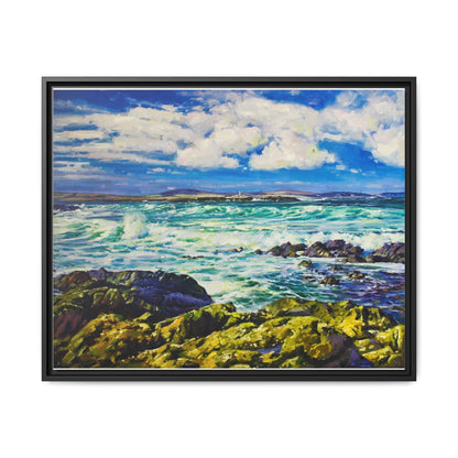 Ballyglass Lighthouse Erris wall art featuring the stunning coastal lighthouse, framed in premium materials for a perfect addition to any living space.