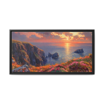 End of The Day wall art featuring a serene sunset landscape, printed on high-quality canvas to bring peaceful beauty and warmth to your home décor.