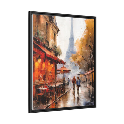 Eiffel Tower wall art featuring the iconic Paris landmark, printed on high-quality canvas to bring timeless beauty and elegance to your home décor.