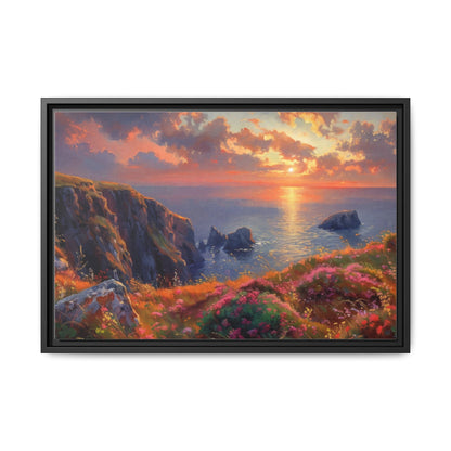 End of The Day wall art featuring a serene sunset landscape, printed on high-quality canvas to bring peaceful beauty and warmth to your home décor.