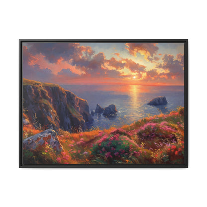 End of The Day wall art featuring a serene sunset landscape, printed on high-quality canvas to bring peaceful beauty and warmth to your home décor.