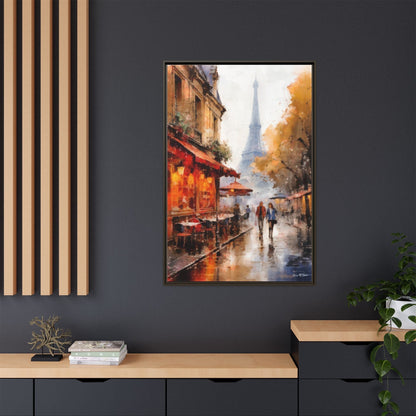 Eiffel Tower wall art featuring the iconic Paris landmark, printed on high-quality canvas to bring timeless beauty and elegance to your home décor.