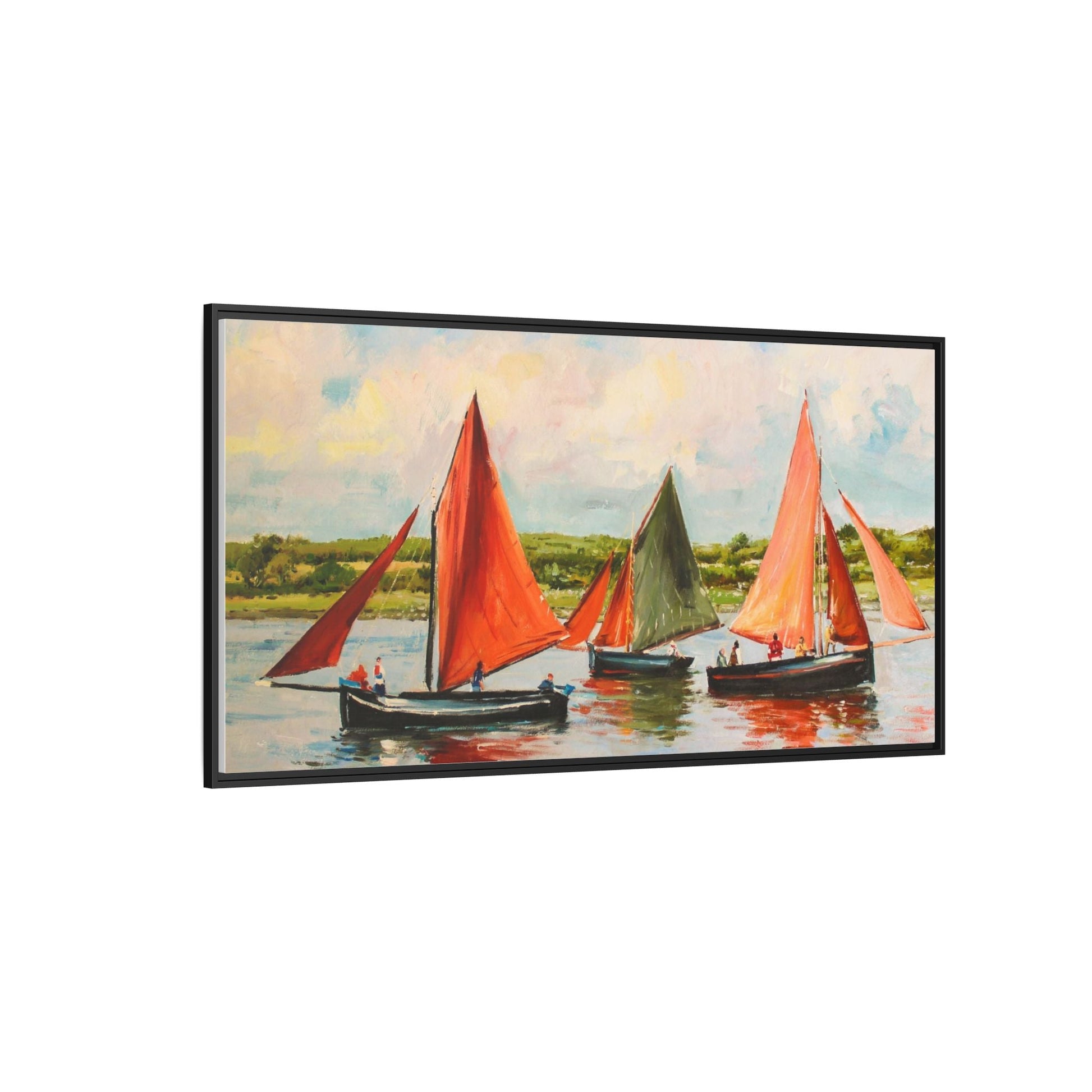 Hookers – Premium pinewood frame with a cotton-polyester canvas print, featuring a protective coating for lasting beauty and timeless décor.