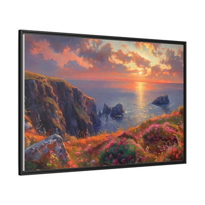 End of The Day wall art featuring a serene sunset landscape, printed on high-quality canvas to bring peaceful beauty and warmth to your home décor.