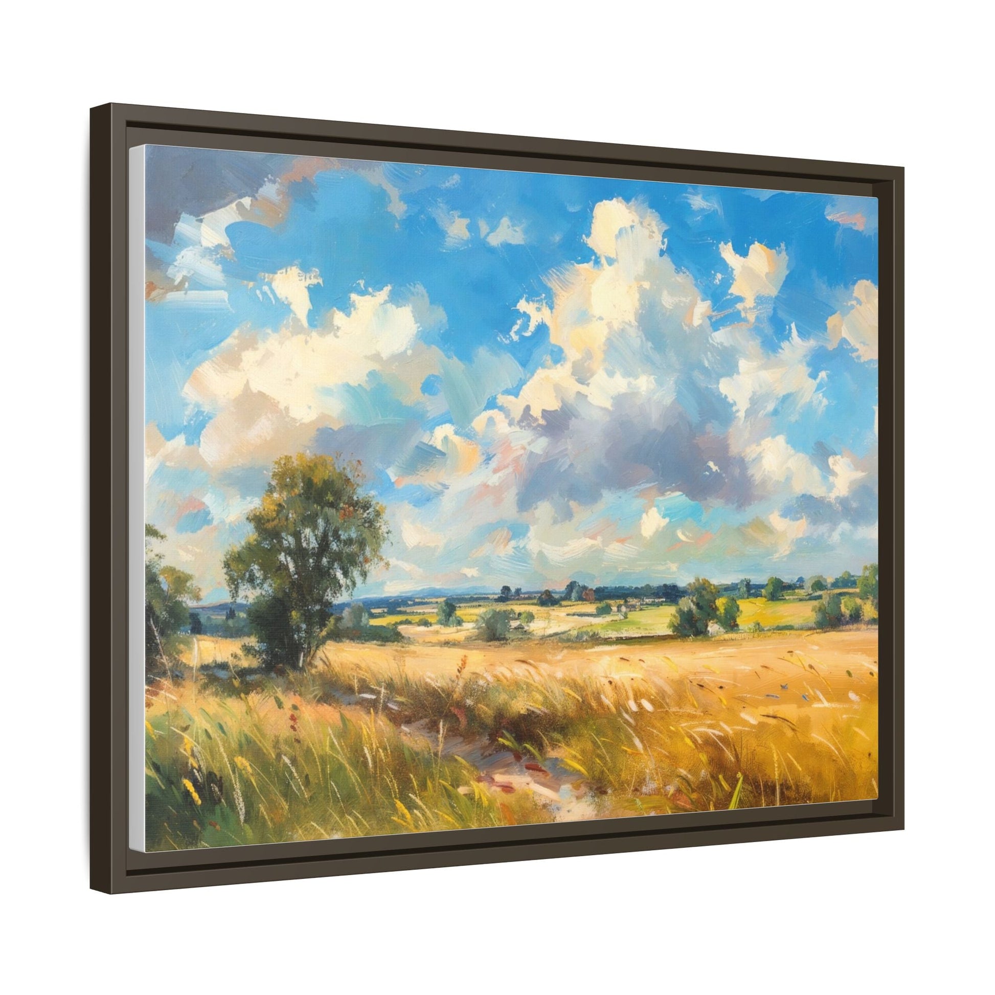 Summer Fields County Mayo Wall Art - Vibrant Irish Landscape Canvas Print