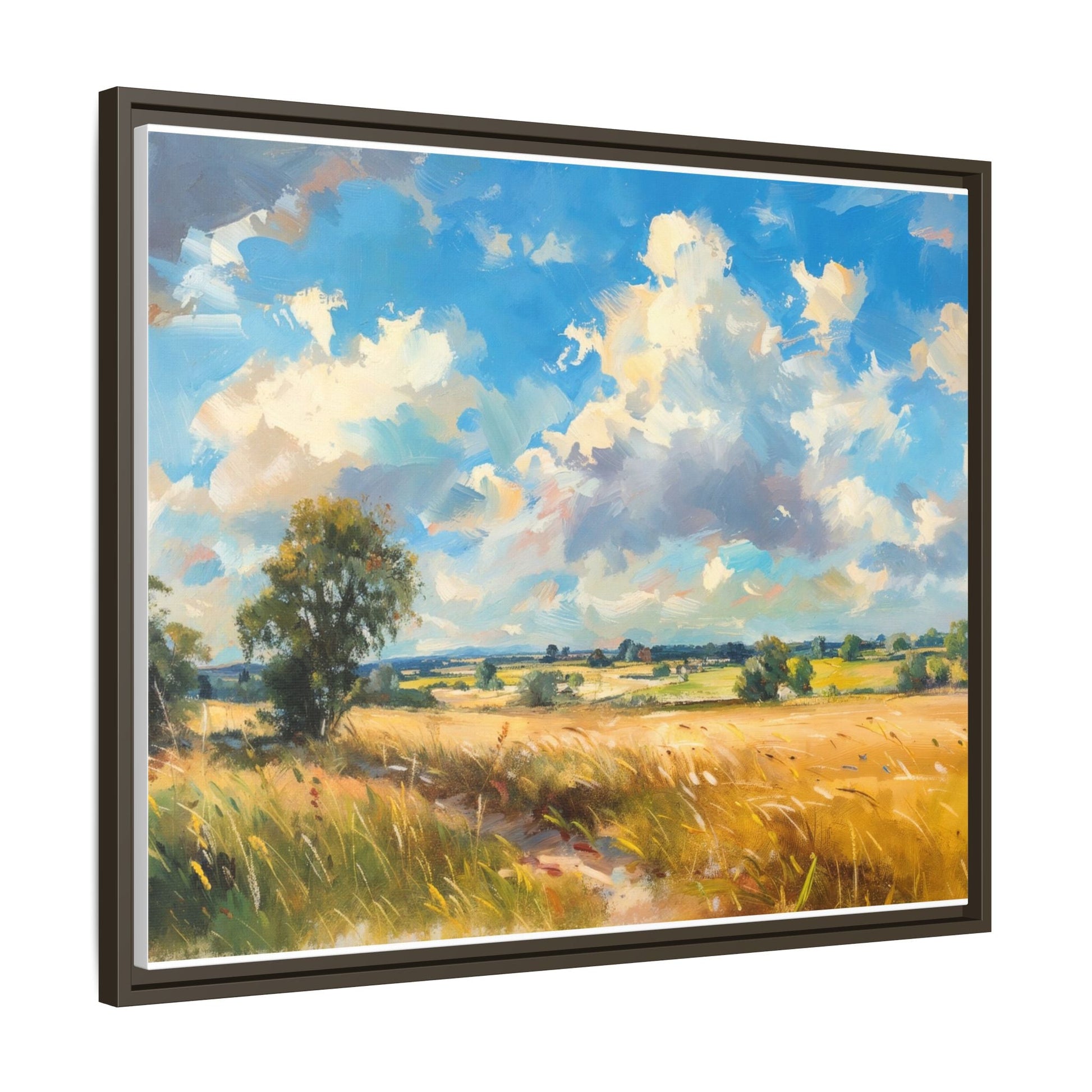 Summer Fields County Mayo Wall Art - Vibrant Irish Landscape Canvas Print