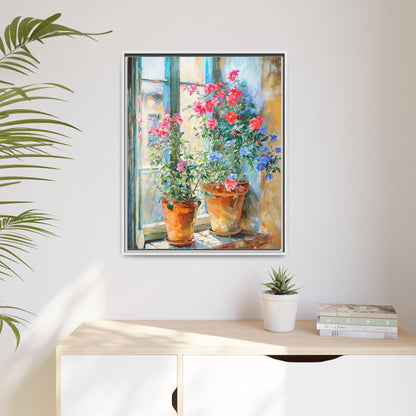 Summer Pots Wall Art - Vibrant Floral Pots for Fresh Home Décor