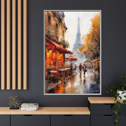 Eiffel Tower wall art featuring the iconic Paris landmark, printed on high-quality canvas to bring timeless beauty and elegance to your home décor.