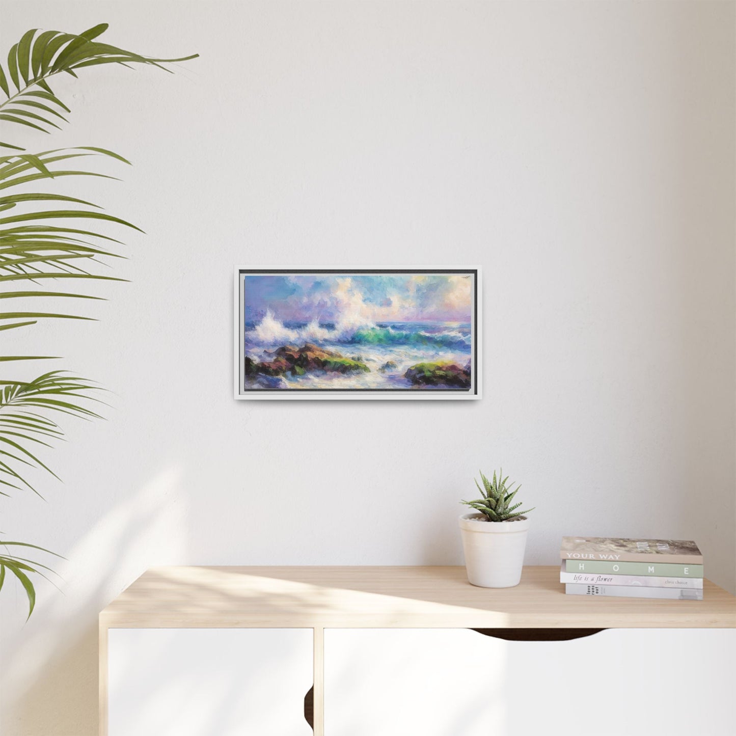 Achill Shoreline wcol wall art showcasing the stunning Irish coastal landscape, printed on high-quality canvas for a timeless and serene addition to your home décor.