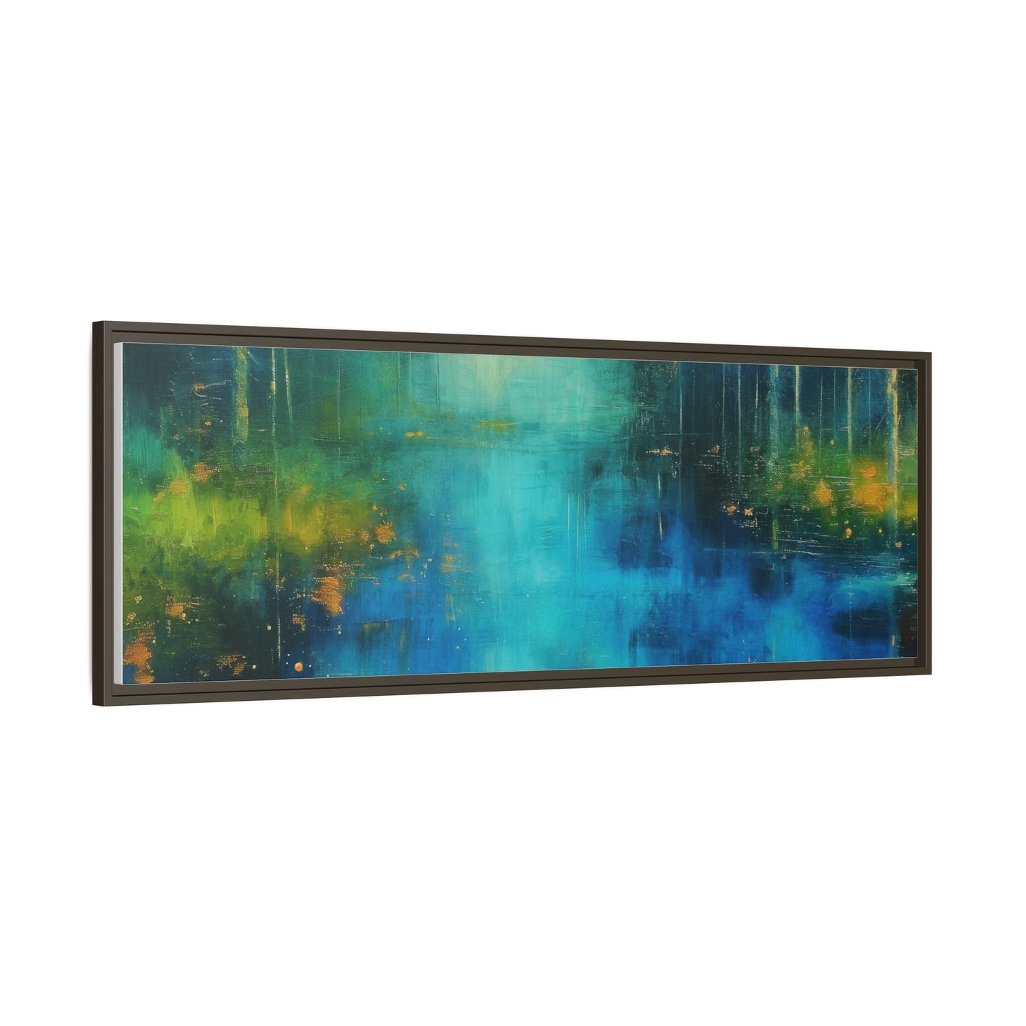 Symphony in Blue - Vibrant Abstract Canvas Print for Stylish Home Décor