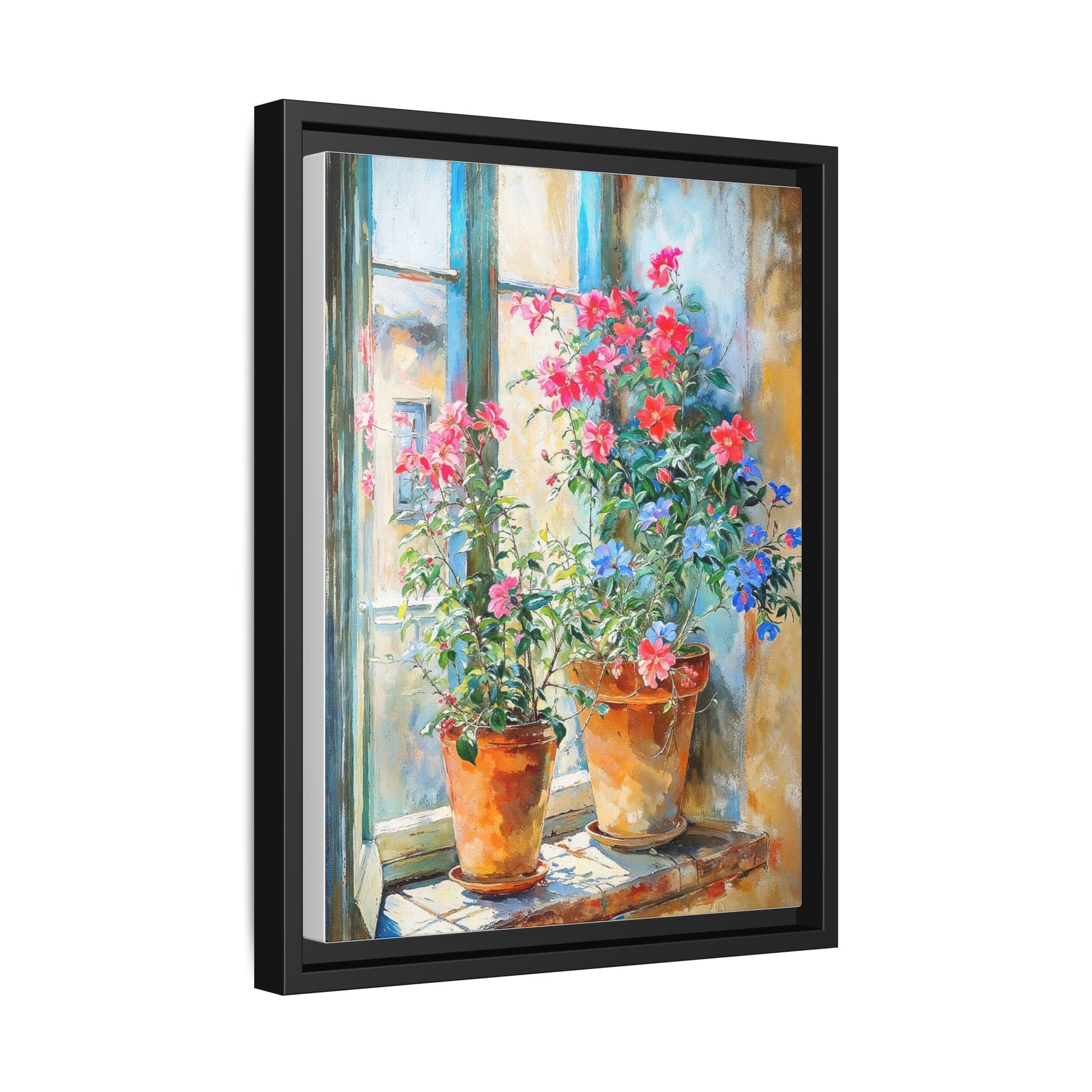 Summer Pots Wall Art - Vibrant Floral Pots for Fresh Home Décor