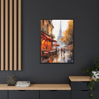 Eiffel Tower wall art featuring the iconic Paris landmark, printed on high-quality canvas to bring timeless beauty and elegance to your home décor.