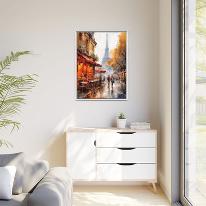 Eiffel Tower wall art featuring the iconic Paris landmark, printed on high-quality canvas to bring timeless beauty and elegance to your home décor.