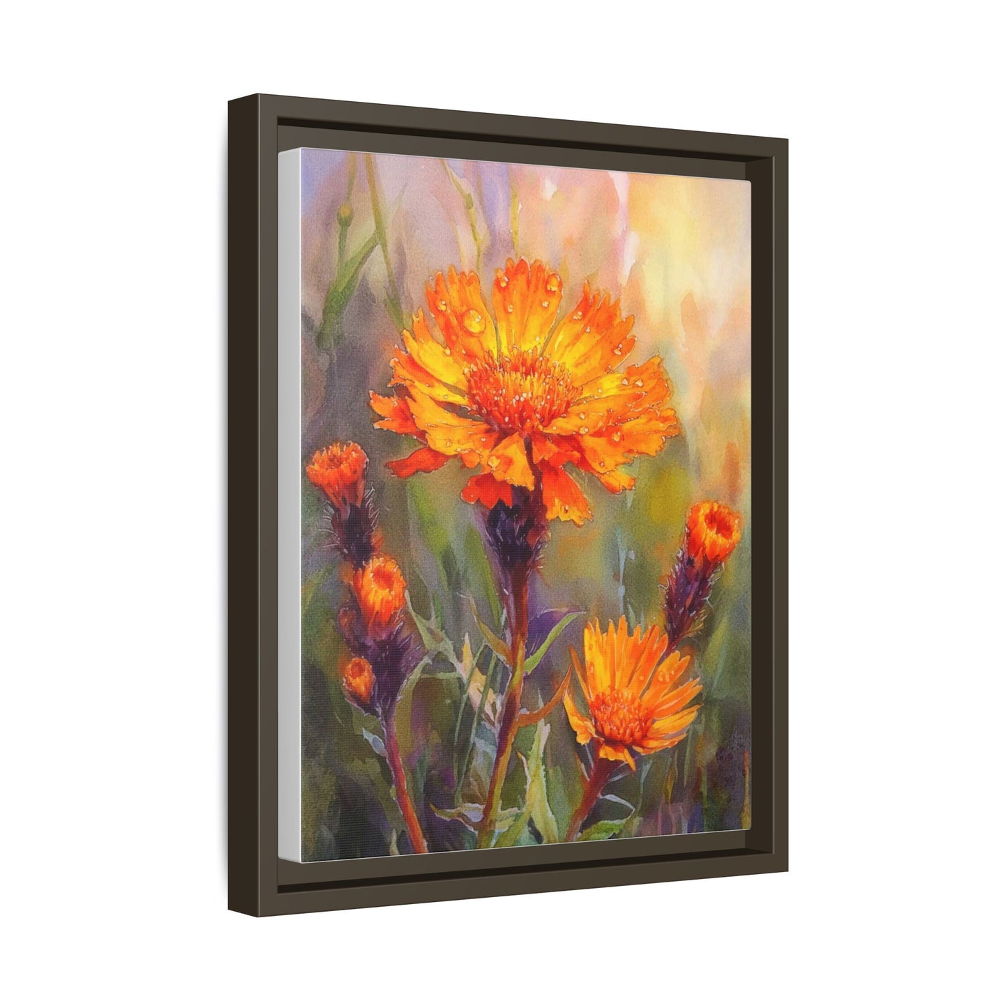 Orange Hawkbit Flower