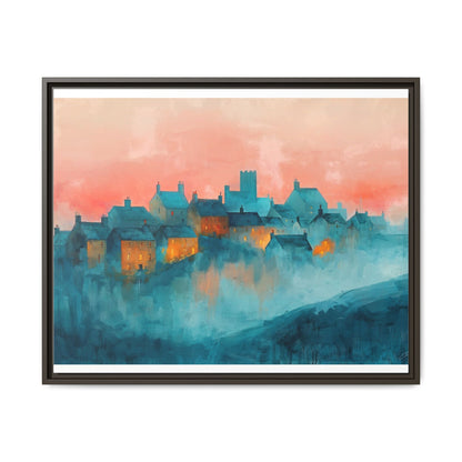 A Castle Town - Beautiful Landscape Canvas Print for Home Décor