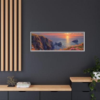 End of The Day wall art featuring a serene sunset landscape, printed on high-quality canvas to bring peaceful beauty and warmth to your home décor.