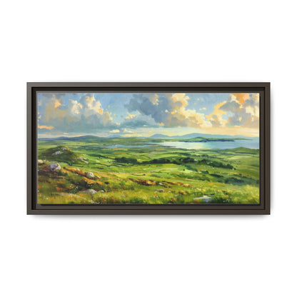 Wild Atlantic Summer Vista Wall Art - Breathtaking Coastal Landscape for Home Décor