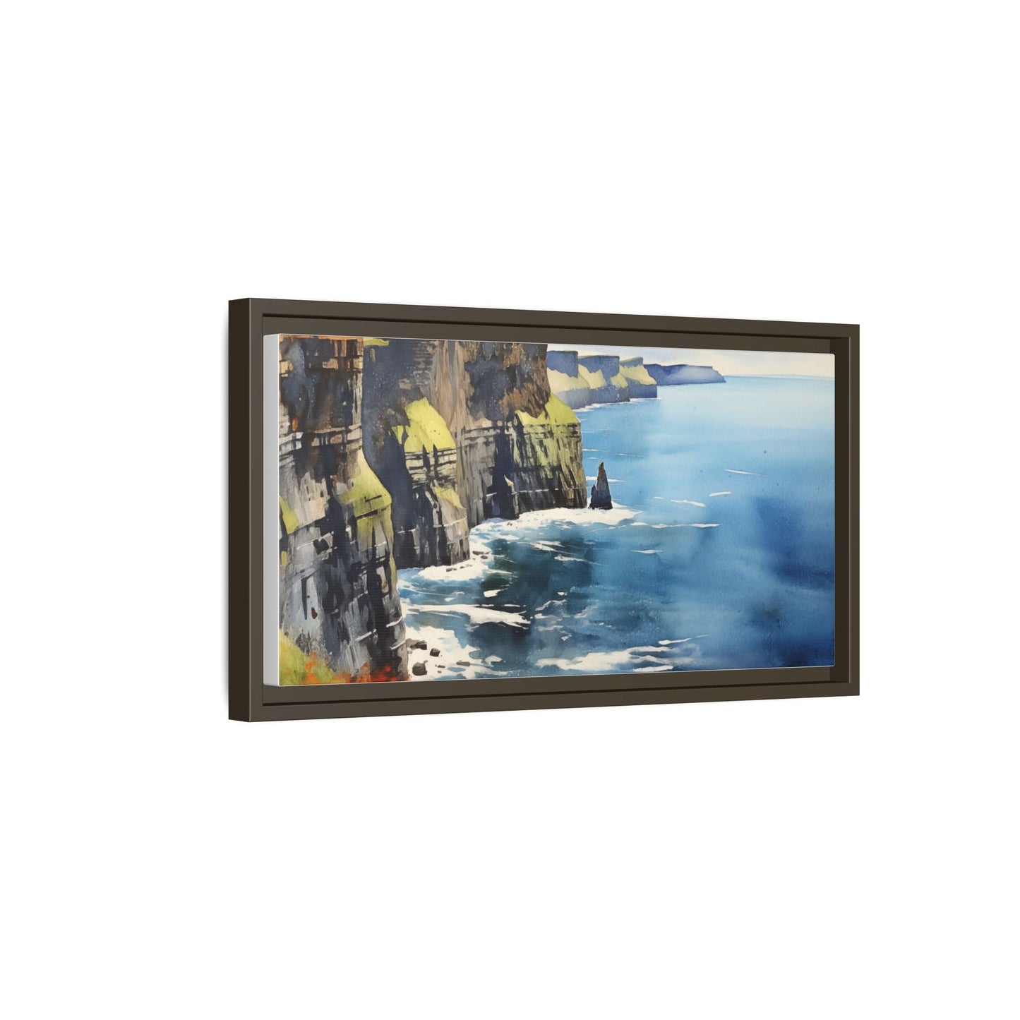 Cliffs of Moher Midday Sun - Beautiful Coastal Landscape Canvas Print