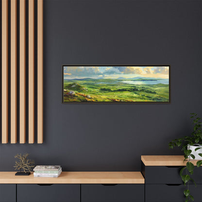 Wild Atlantic Summer Vista Wall Art - Breathtaking Coastal Landscape for Home Décor