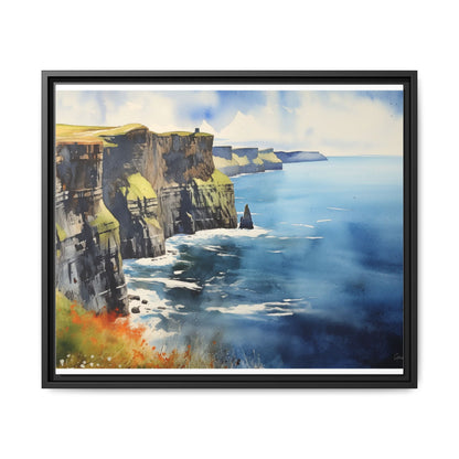 Cliffs of Moher Midday Sun - Beautiful Coastal Landscape Canvas Print