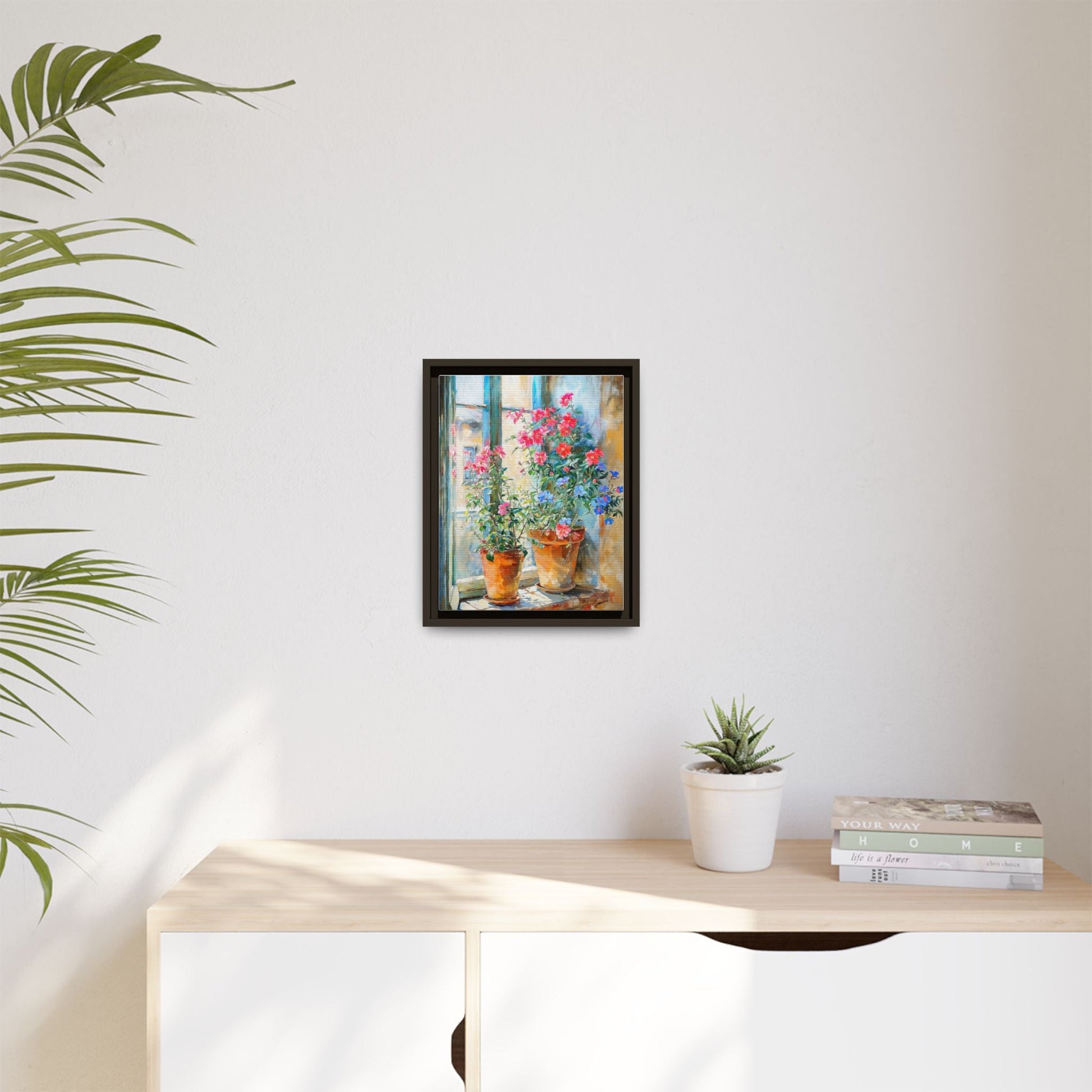 Summer Pots Wall Art - Vibrant Floral Pots for Fresh Home Décor