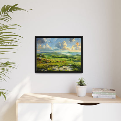 Wild Atlantic Summer Vista Wall Art - Breathtaking Coastal Landscape for Home Décor