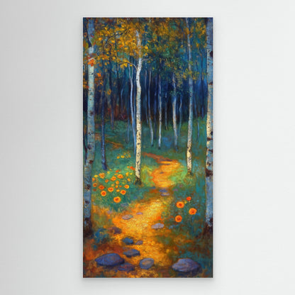 Flowers In Forest Glade