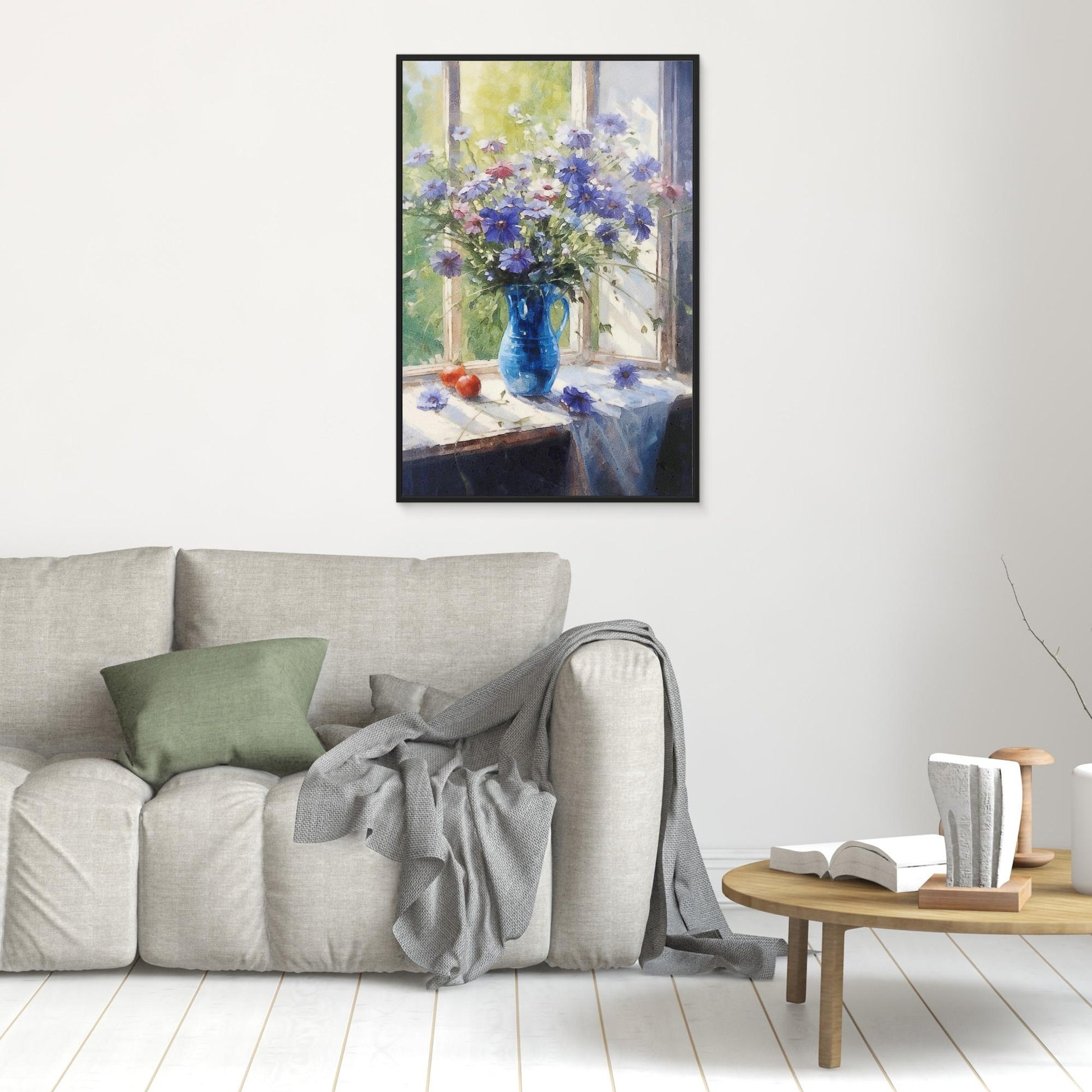 Cornflowers In A Vase