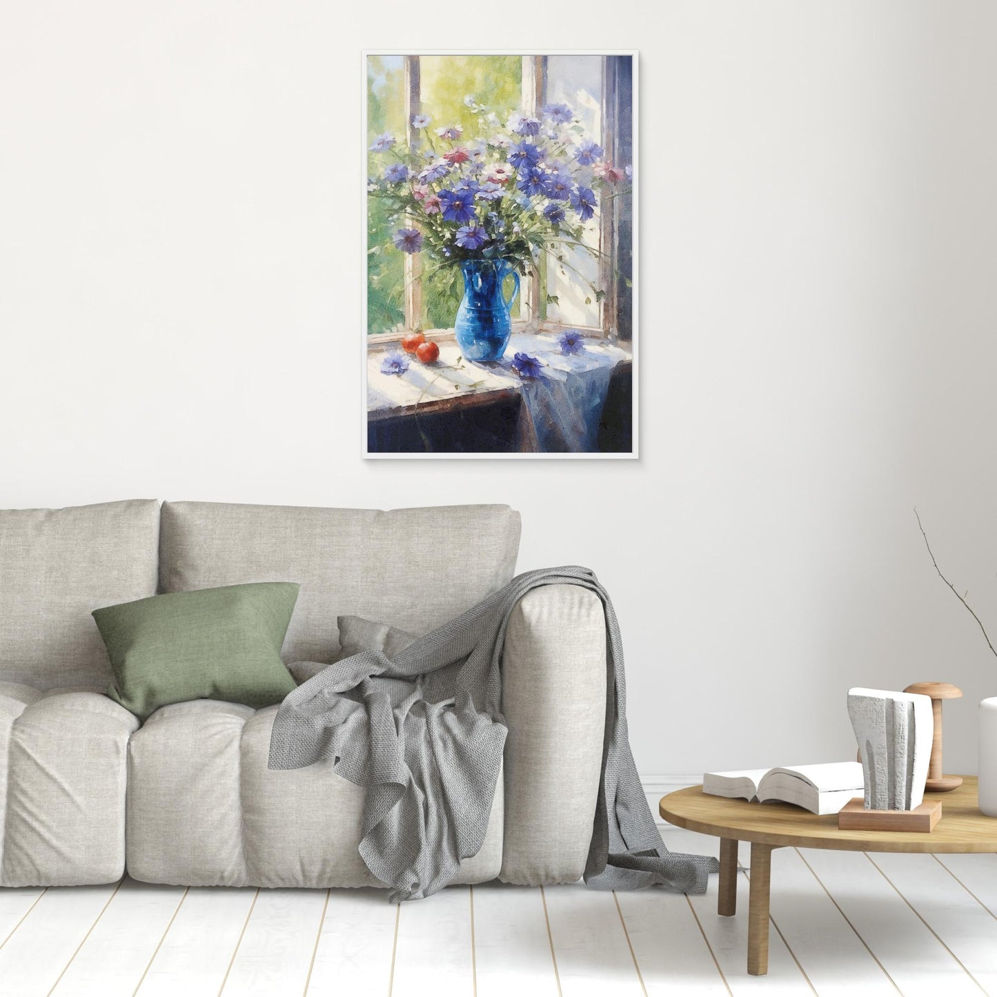 Cornflowers In A Vase